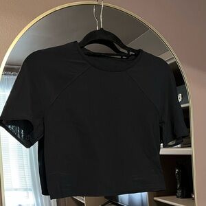 Women's Black Crop Top